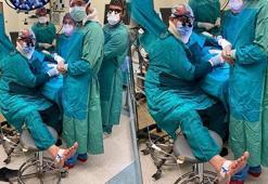 Ameliyatta aniden fenalaşan doktor, operasyonu böyle tamamladı!