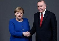 Cumhurbaşkanı Erdoğan Merkel ile görüştü