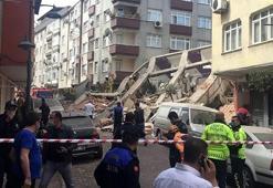 Zeytinburnu'nda bina çöktü! Çevresindeki 4 bina daha boşaltıldı