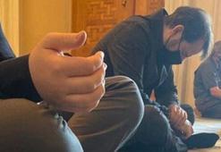 Berat Albayrak Çamlıca Camii'nde görüntülendi
