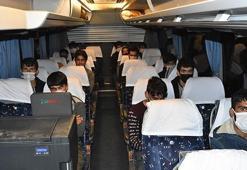 Samsun'da otobüste yurda yasa dışı yollarla giren kişiler yakalandı