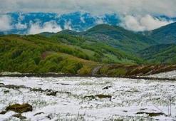 Karadeniz'de Mayıs ayında kar sürprizi