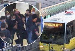 İstanbul'da hareketli dakikalar! Metrobüsü rehin aldı