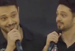 Beşiktaş'ın şampiyonluk kutlamasında Murat Boz'a şok! Playback yaparken...