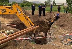 Sondaj kuyusunda üzerine toprak göçmesi sonucu öldü
