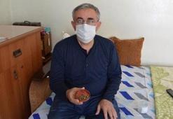 Mesanesinden 50 taş çıkarıldı