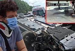 İlker Aksum'un kaza anı görüntüleri ortaya çıktı!