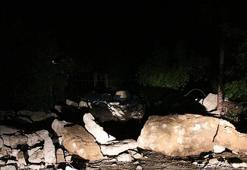 Sarıyer'de Gümüşdere Köprüsü yıkıldı