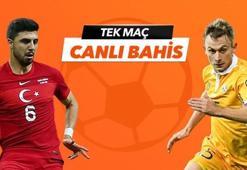 Türkiye - Moldova maçı Tek Maç, Canlı Bahis ve Canlı İzle seçenekleriyle Misli.com'da
