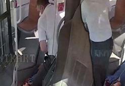 Otobüste şoke eden anlar! Hastaneye yetiştirdi