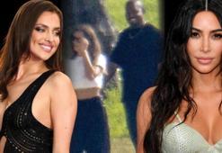 Magazin dünyası şokta! Kanye West ve Irina Shayk aşkı belgelendi