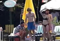 Meriç Aral’a tatilde Boran Kuzum eşlik etti!