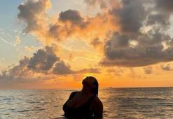 İkinci kez hamile olan Ashley Graham'dan dikkat çeken tatil pozları!