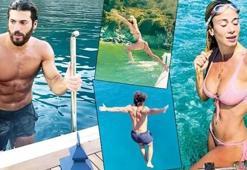 Can Yaman ile sevgilisi Diletta Leotta mavi tura çıktı!