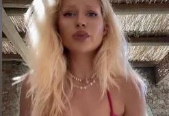 Lottie Moss seksi dansı ile olay yarattı