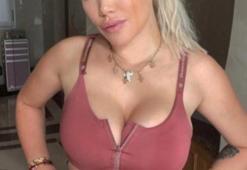 Wanda Nara sınırları zorladı! Yarı çıplak poz...
