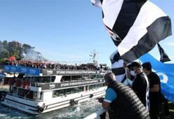 Beşiktaş'ın şampiyonluk kutlamaları başladı! Kartal'dan Boğaz çıkarması...