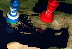Doğu Akdeniz'de sıcak anlar! Yunanistan'ın etekleri tutuştu... Tehlikeli savaş oyunu...
