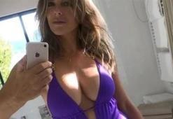 Elizabeth Hurley'den üstsüz paylaşım!