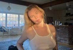 Ireland Baldwin beyaz gömlek giydi,olay oldu!