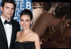 Ashton Kutcher yatakta şoke oldu! Eşinin izlediği...