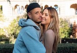 Javier Hernández'in eşi Sarah Kohan'dan üstsüz poz!
