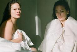 Yine Ashley Graham yine olay! Üstsüz pozlarını kocası çekti...