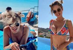 Antalya'da evlendiler! İngiliz model tatil için hep orayı tercih ediyor