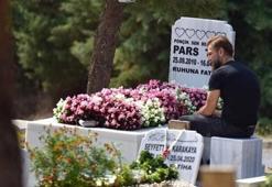 Harun Tan, oğlu Pars'ın doğum gününde mezarını ziyaret etti