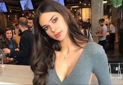 Deren Talu derin yırtmaçlı elbisesiyle Instagram'ı salladı
