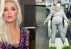 Katy Perry'nin karnı burnunda!