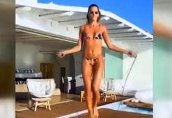 Izabel Goulart tatilin tadını çıkartıyor!
