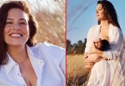 Ashley Graham anne olduktan sonra ilk kez kamera karşısına geçti!
