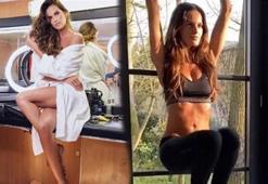 Izabel Goulart'ın karantina sporu