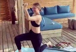 Sharapova çalışmayı bırakmıyor!