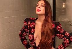 Lindsay Lohan göz kamaştırdı