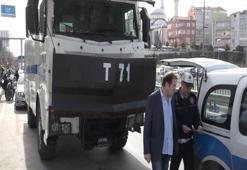 Oyuncu Şoray Uzun'un otomobiline TOMA çarptı
