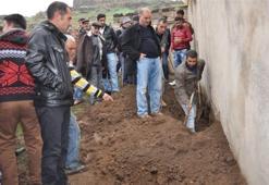 Köye havan mermisi düştü