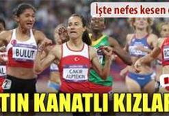 Aslı ve Gamze koştu, spiker çıldırdı