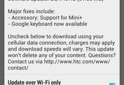 HTC One için bir güncelleme daha!