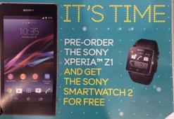 İngiliz taşıyıcı Xperia Z1 siparişi veren akıllı saat hediye ediyor