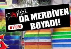 Merdiven boyamak isteyen gençler gözaltına alındı