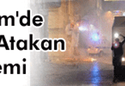 Biber gazı, ümit milli maçı durdurdu
