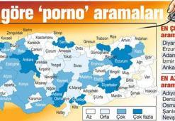 İllere göre porno aramaları