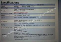 HTC One Max''in teknik özellikleri gün yüzüne çıktı