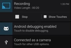 Ekran kayıt özelliği, Android özel ROM''larda yer almaya hazırlanıyor