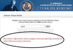 TDK 'da 'gavat' sürprizi!
