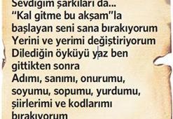 ‘Sana sözlerimi bırakıyorum’
