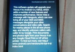 Nexus 4 için Android 4.4 güncellemesi resmen başladı