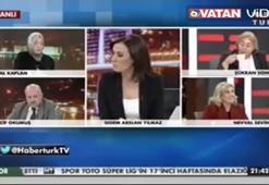 Canlı yayında gerginlik